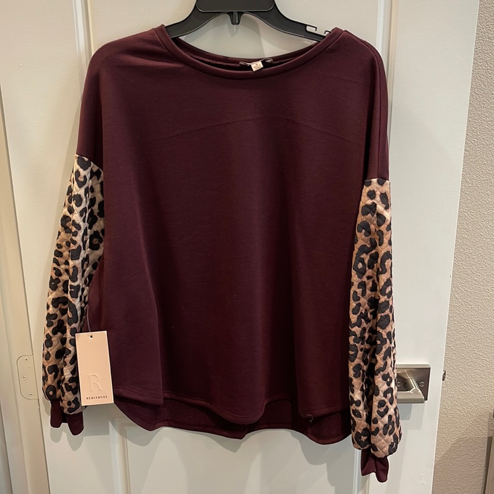 Over sized crew sweatshirt
